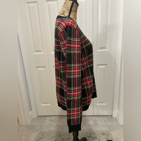 J. Crew Tartan Jacquard Pullover Sweater - Picture 5 of 16